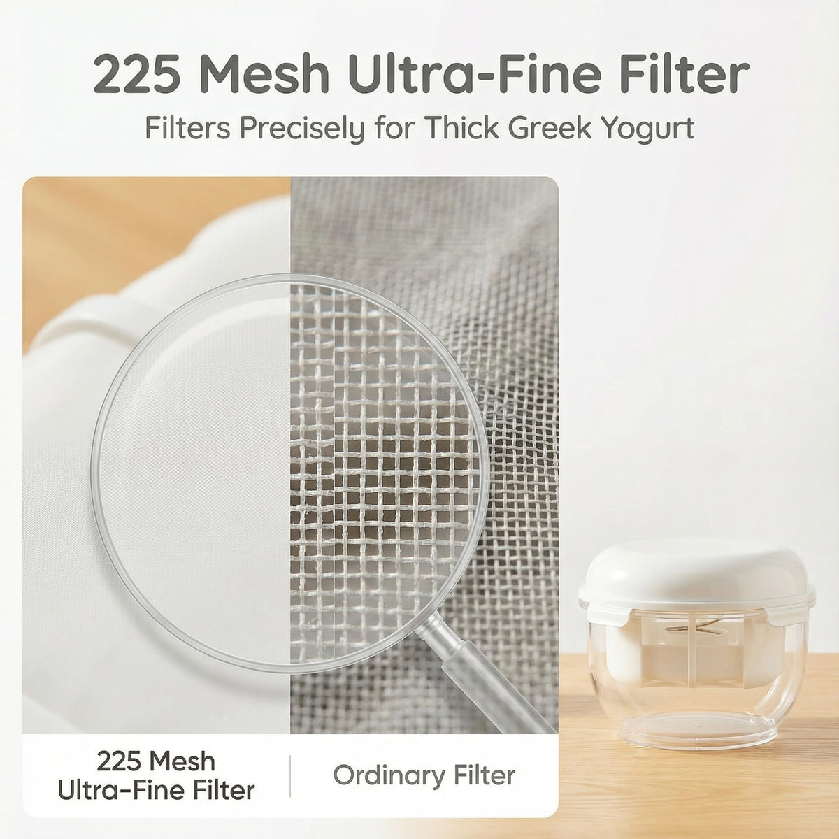 LZLOOK Multi-purpose filter supports cheese, kefir, and nut milks in one tool.