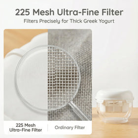 LZLOOK Multi-purpose filter supports cheese, kefir, and nut milks in one tool.