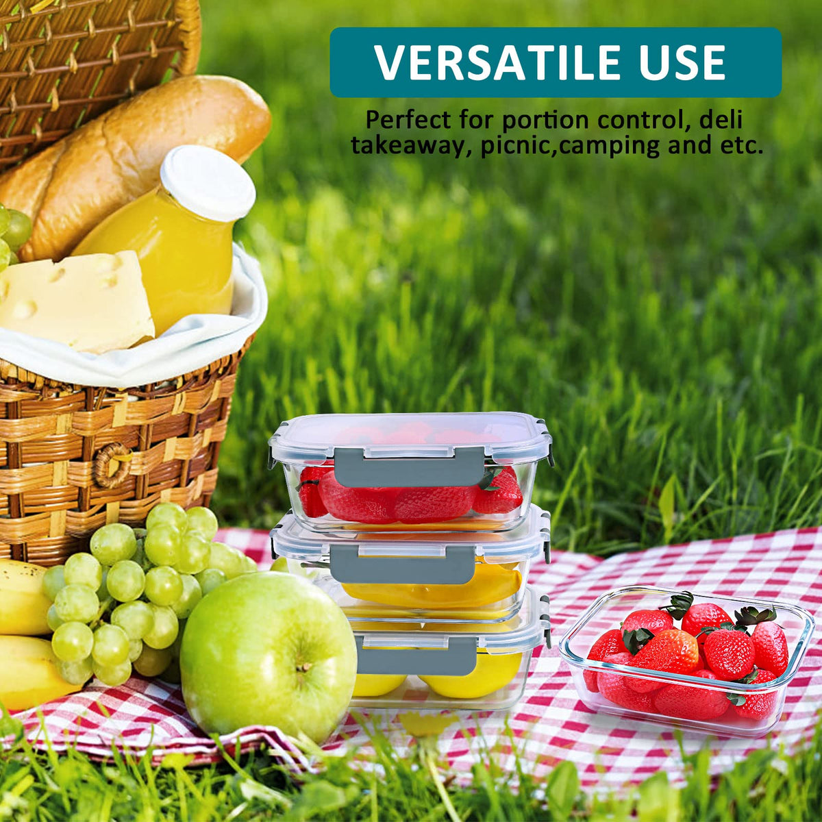 M MCIRCO 30oz lunch container ideal for portioned meals on the go.