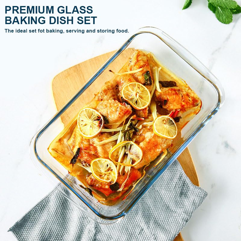 M MCIRCO bakeware with rounded anti-scalding handles for safe oven transfers