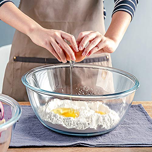 M MCIRCO borosilicate glass bowls are dishwasher-safe for easy cleanup