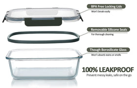 M MCIRCO borosilicate glass withstands microwave and oven reheating safely.