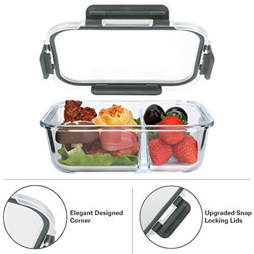 M MCIRCO compact two-compartment containers support organized meal prep