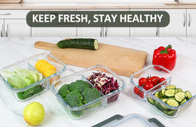 M MCIRCO dishwasher safe containers simplify cleanup after meals
