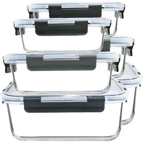 M MCIRCO extra-large glass container showing batch cooking capacity for family meals