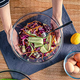 M MCIRCO glass bowls are perfect for meal prep and convenient storage