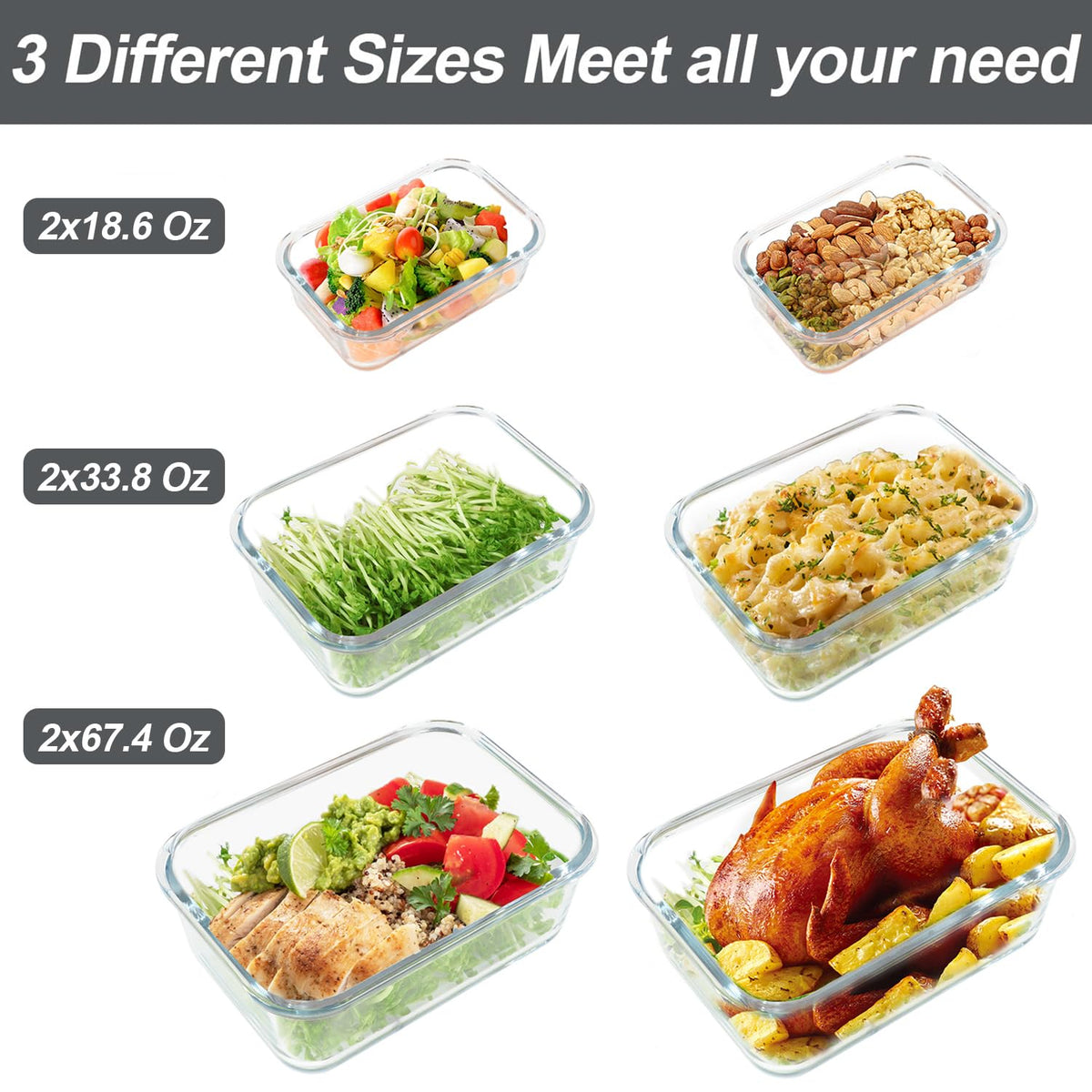 M MCIRCO lids in use keeping meal prep fresh and organized