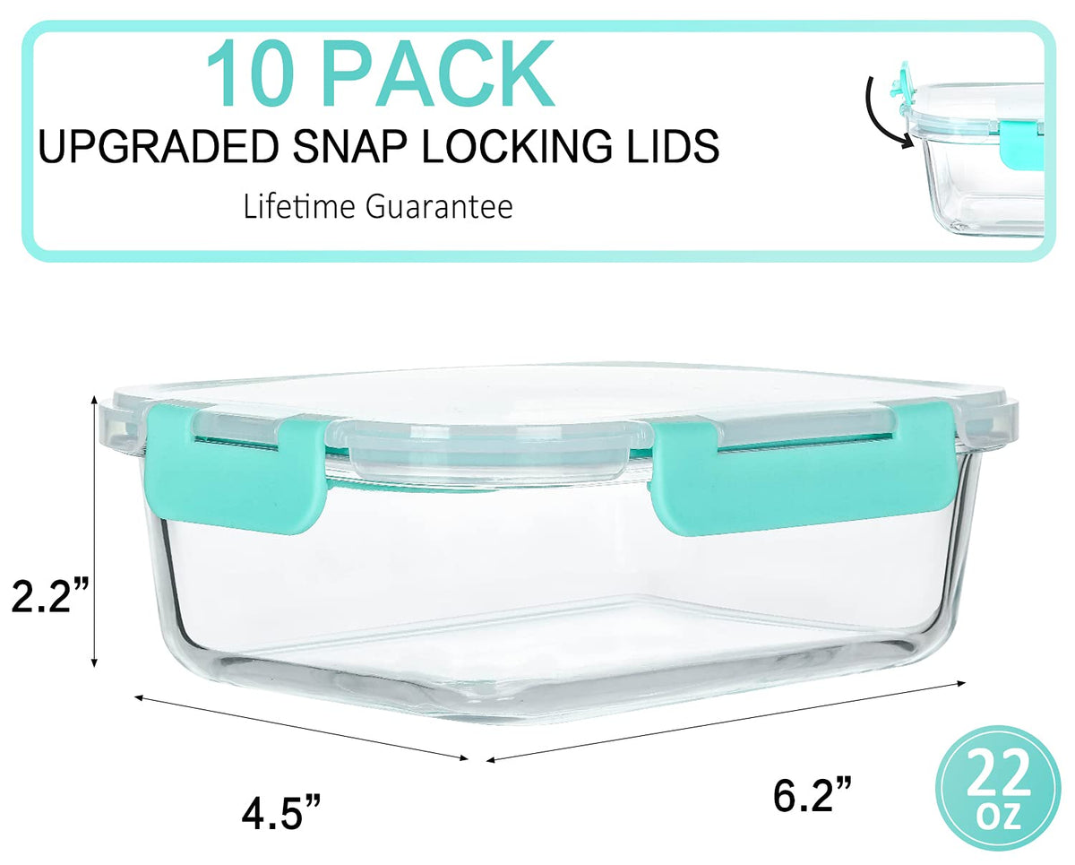 M MCIRCO lids with silicone seals prevent leaks and keep portions fresh