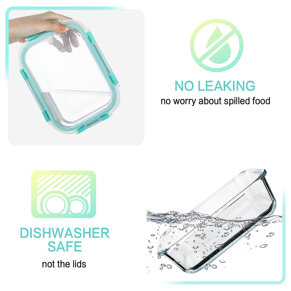 M MCIRCO microwave- and oven-safe container for reheating meals safely