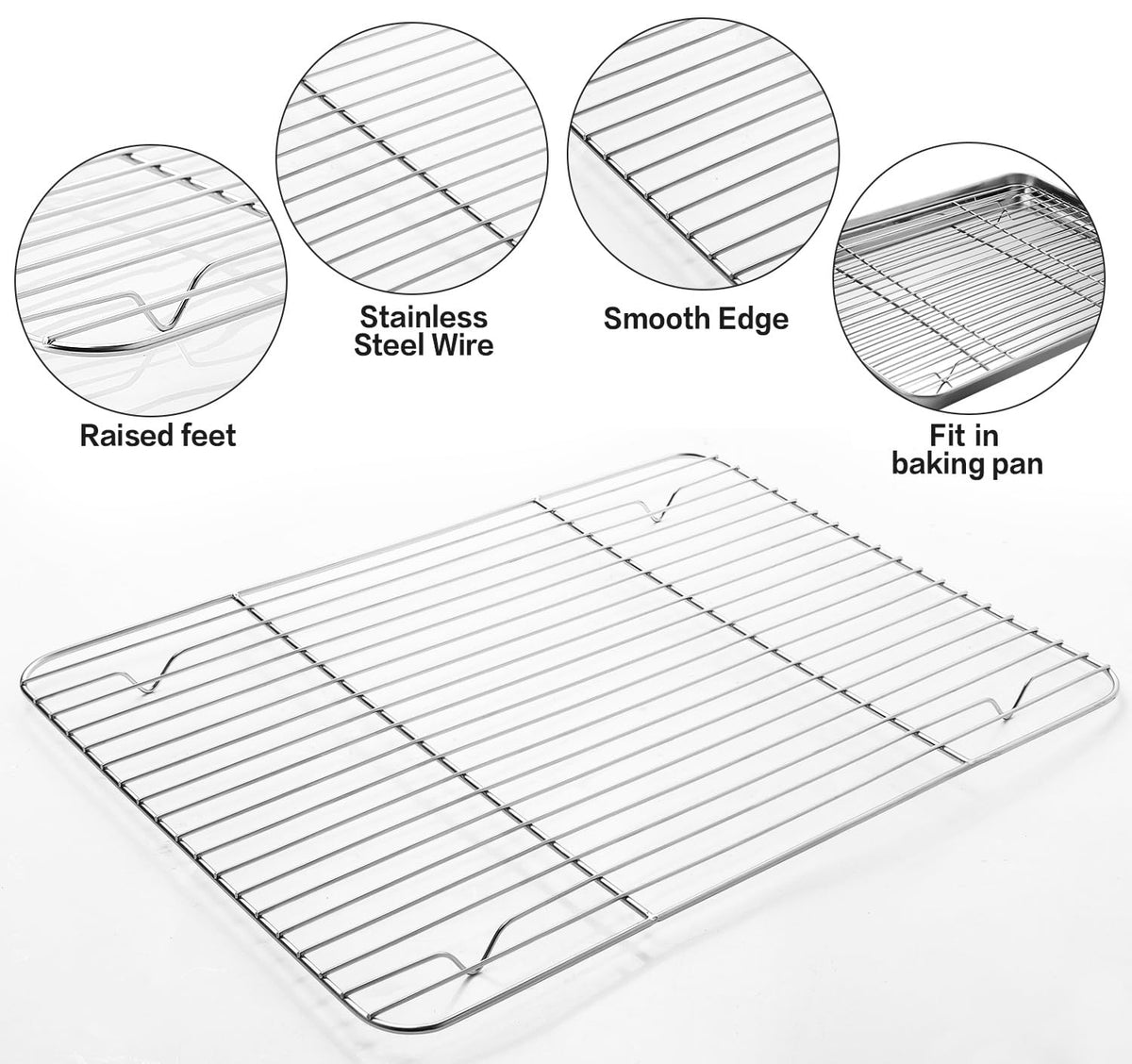 M MCIRCO silicone baking mats ready for non-stick baking