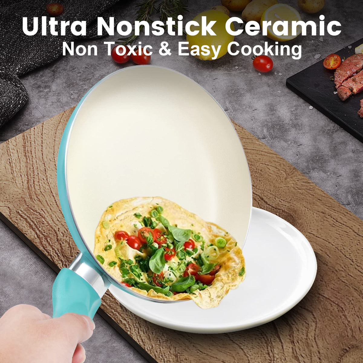 M MELENTA bamboo utensils offer natural, safe cooking and easy cleanup.