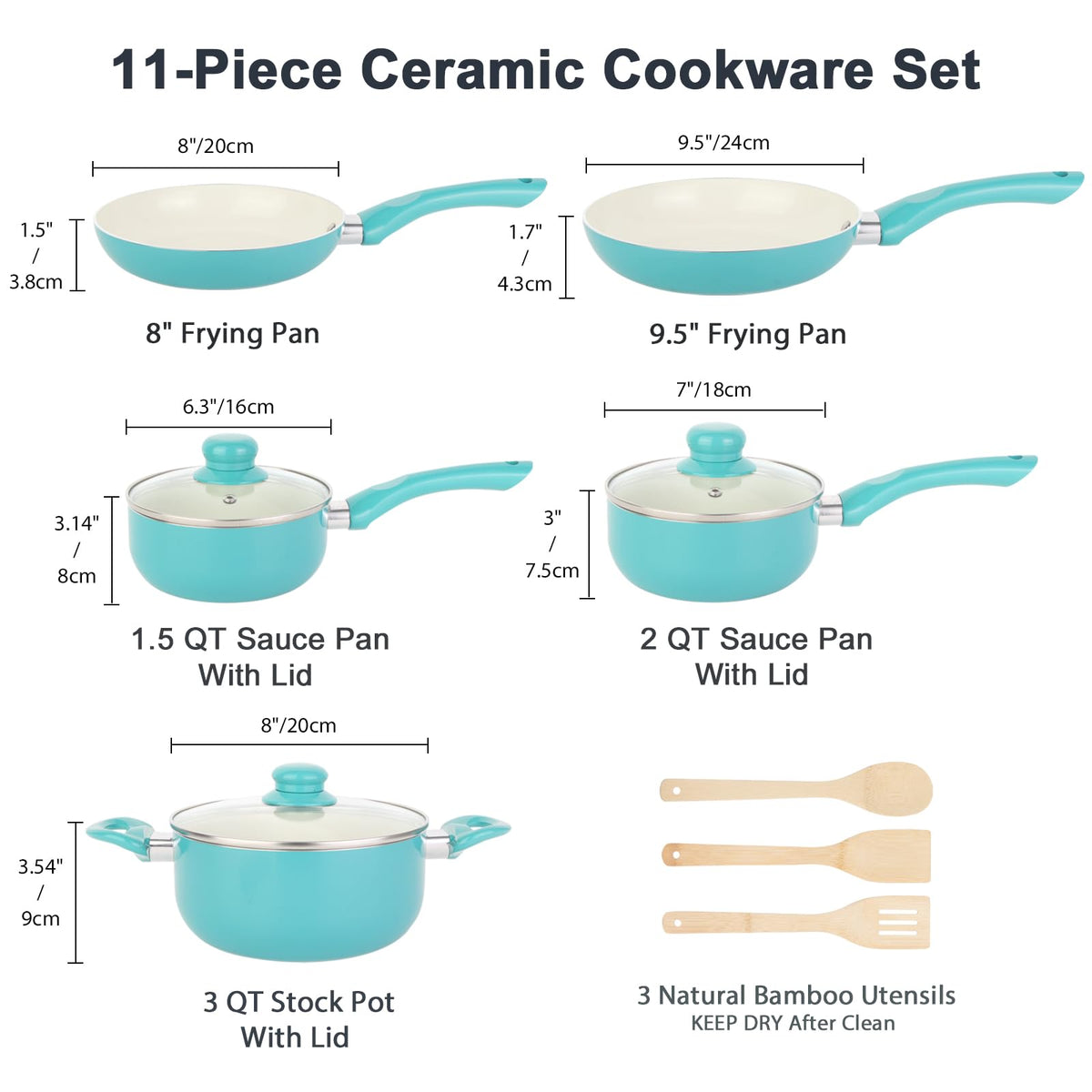 M MELENTA ceramic coating image emphasizing easy-clean, oil-light cooking.