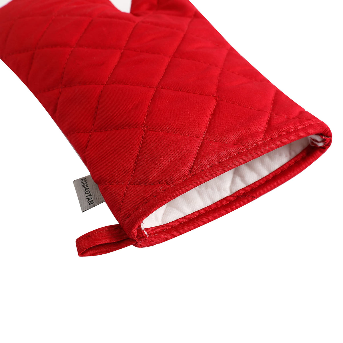 M MIAOYAN 12-inch gloves offer extended protection while cooking.
