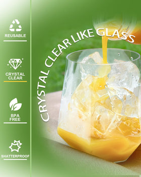 Maaacute party-ready 12oz cups, versatile for wine, cocktails, and mocktails.