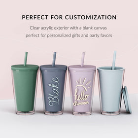 Maars Classic Tumbler with leak-resistant lid reduces spills during travel.