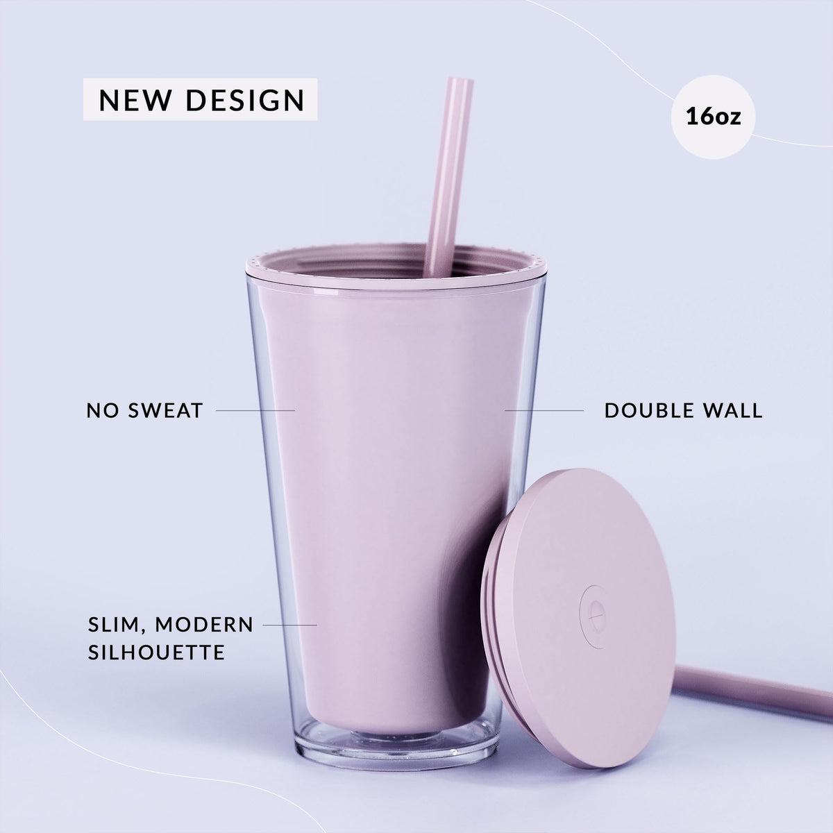 Maars Classic Tumbler shows a no-sweat exterior on a sunny day.