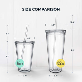 Maars Classic Clear Tumbler anti-spill lid helps prevent leaks.