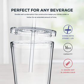 Maars Classic Clear Tumbler ready for travel and outdoor adventures.