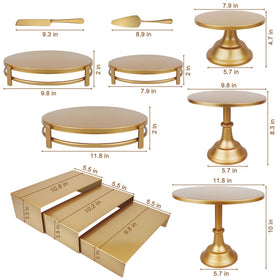 MACIFECI gold cupcake tower stand adds height to treats