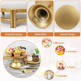 MACIFECI gold U-shaped stand large creates dramatic dessert tiering