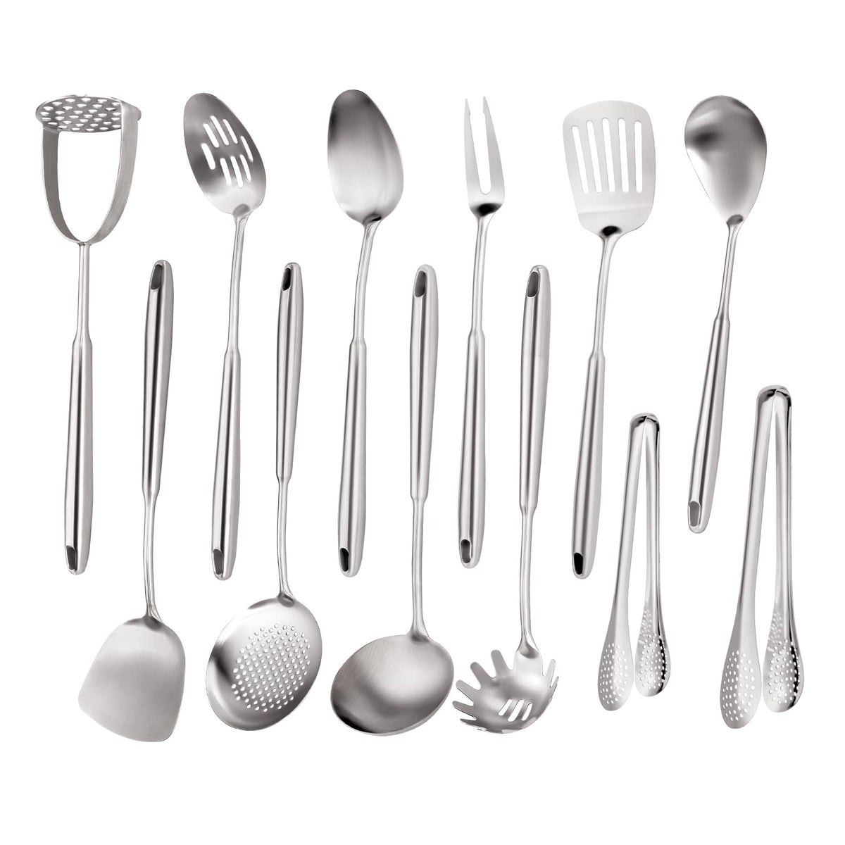 MACIFECI potato masher with robust stainless steel for effortless mashing.