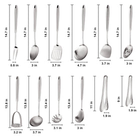 MACIFECI tongs pair offers ergonomic grip for precise flipping.