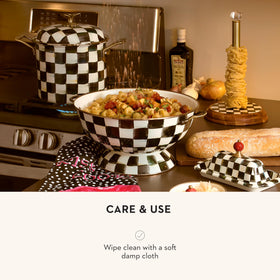 MACKENZIE-CHILDS Courtly Check decor elevates everyday tasks with signature style