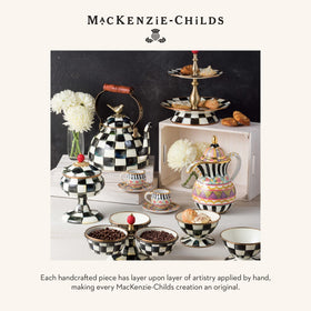 MacKenzie-Childs gift ready dish towel ideal for housewarmings or weddings