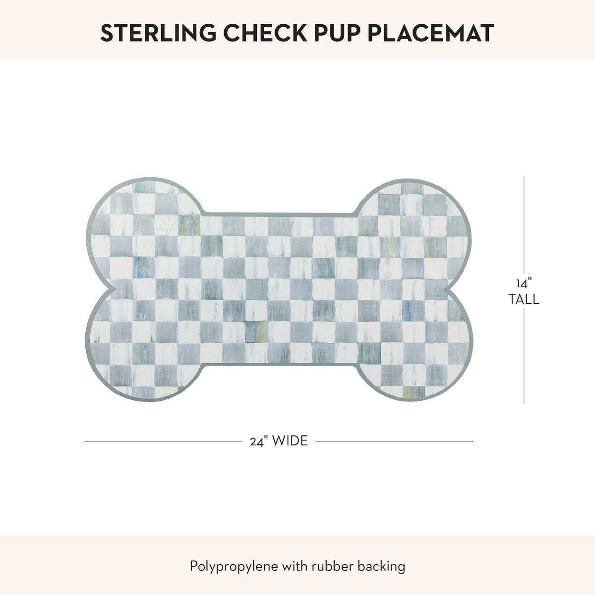 Gift-ready Mackenzie-Childs Pup Placemat for pet lovers and housewarmings