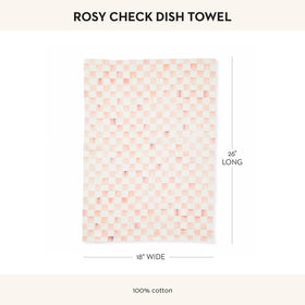 Mackenzie-Childs logo towel; refined touch on a functional drying cloth.