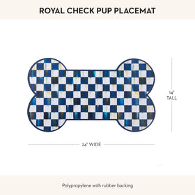 MACKENZIE-CHILDS Pup Placemat used indoors and outdoors.