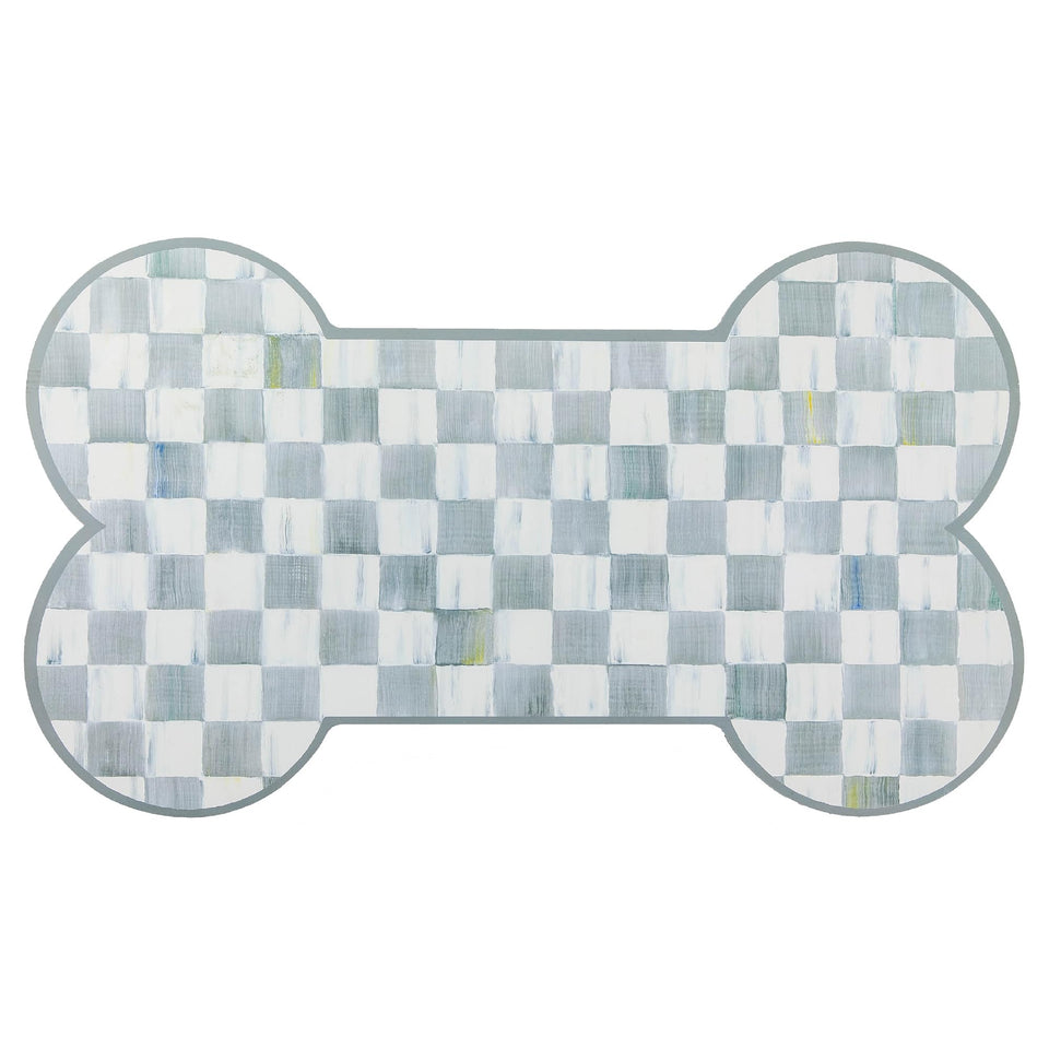Mackenzie-Childs Pup Placemat on floor protects surfaces and elevates dining