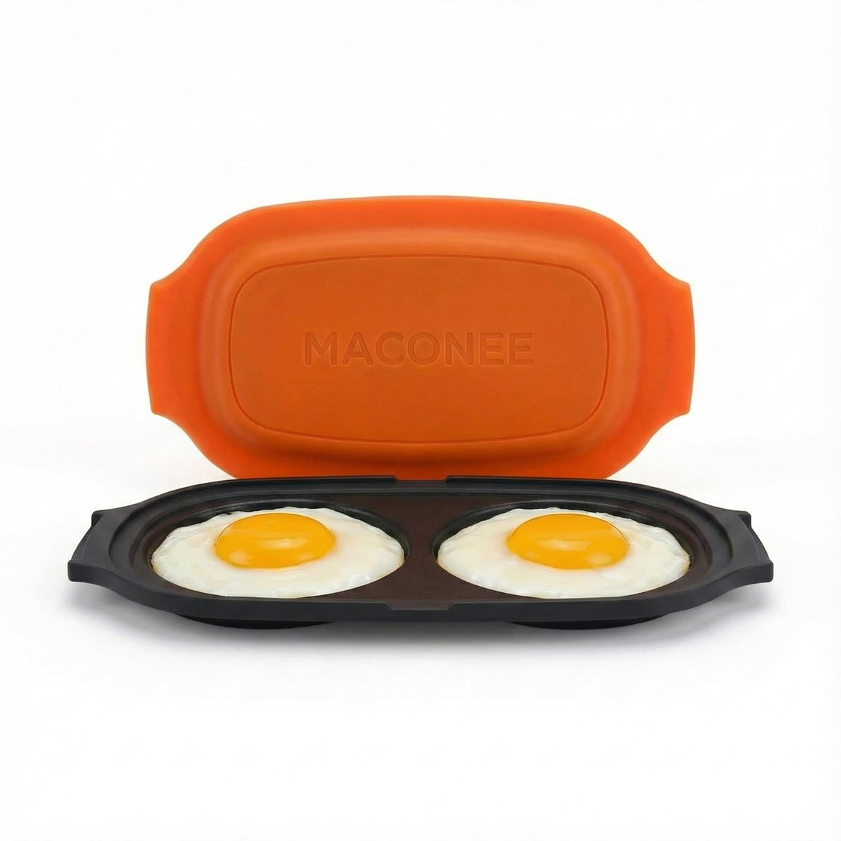 MACONEE Microwave Egg Fryer in compact design for quick breakfasts