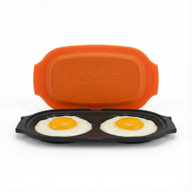 MACONEE Microwave Egg Fryer in compact design for quick breakfasts