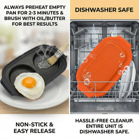 MACONEE non-stick surface and dishwasher-safe cleanup