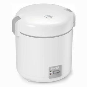 Macook small rice cooker with 1-3 cups cooked capacity, ideal for singles.