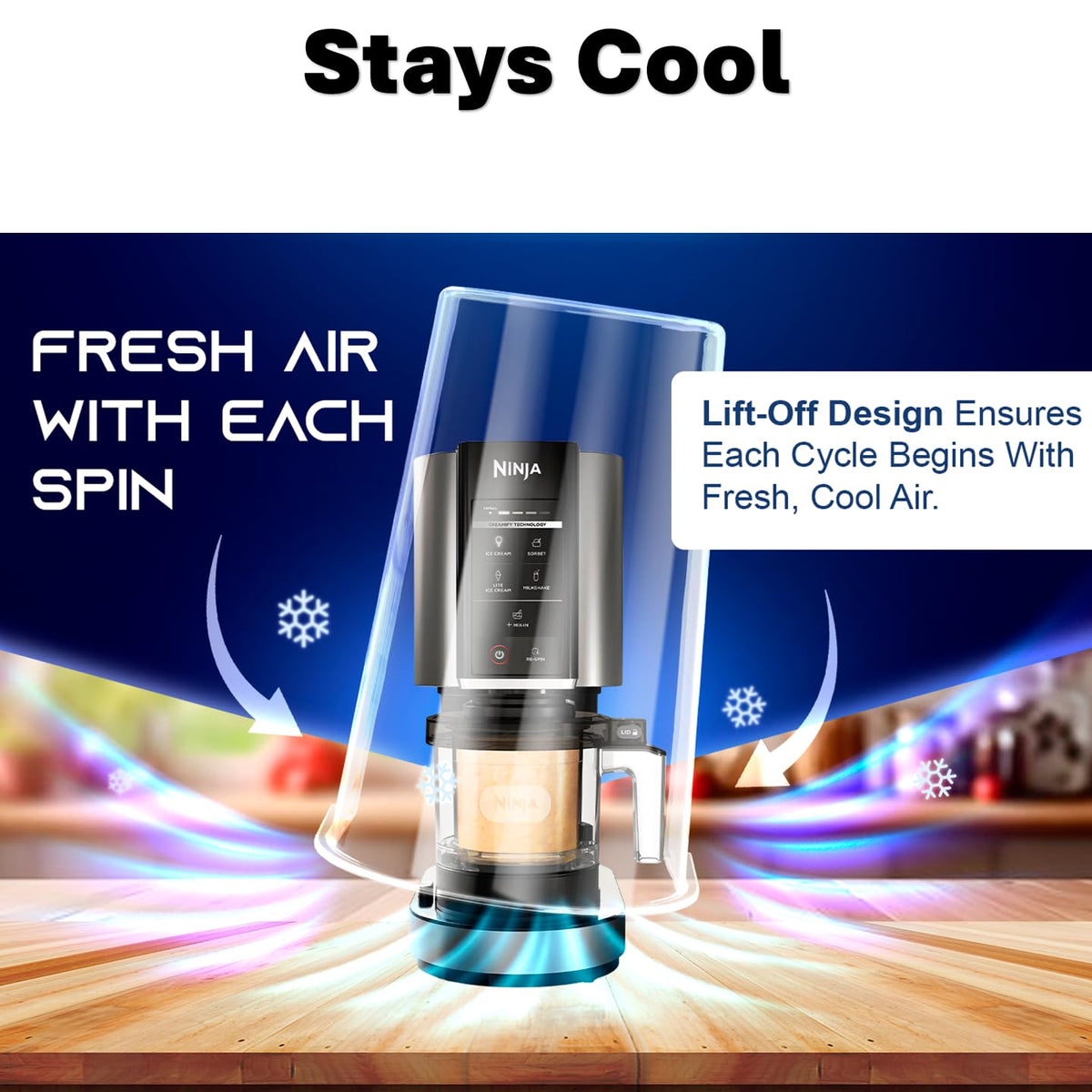 MACROMAGIX dust and splatter protection keeps appliances clean.
