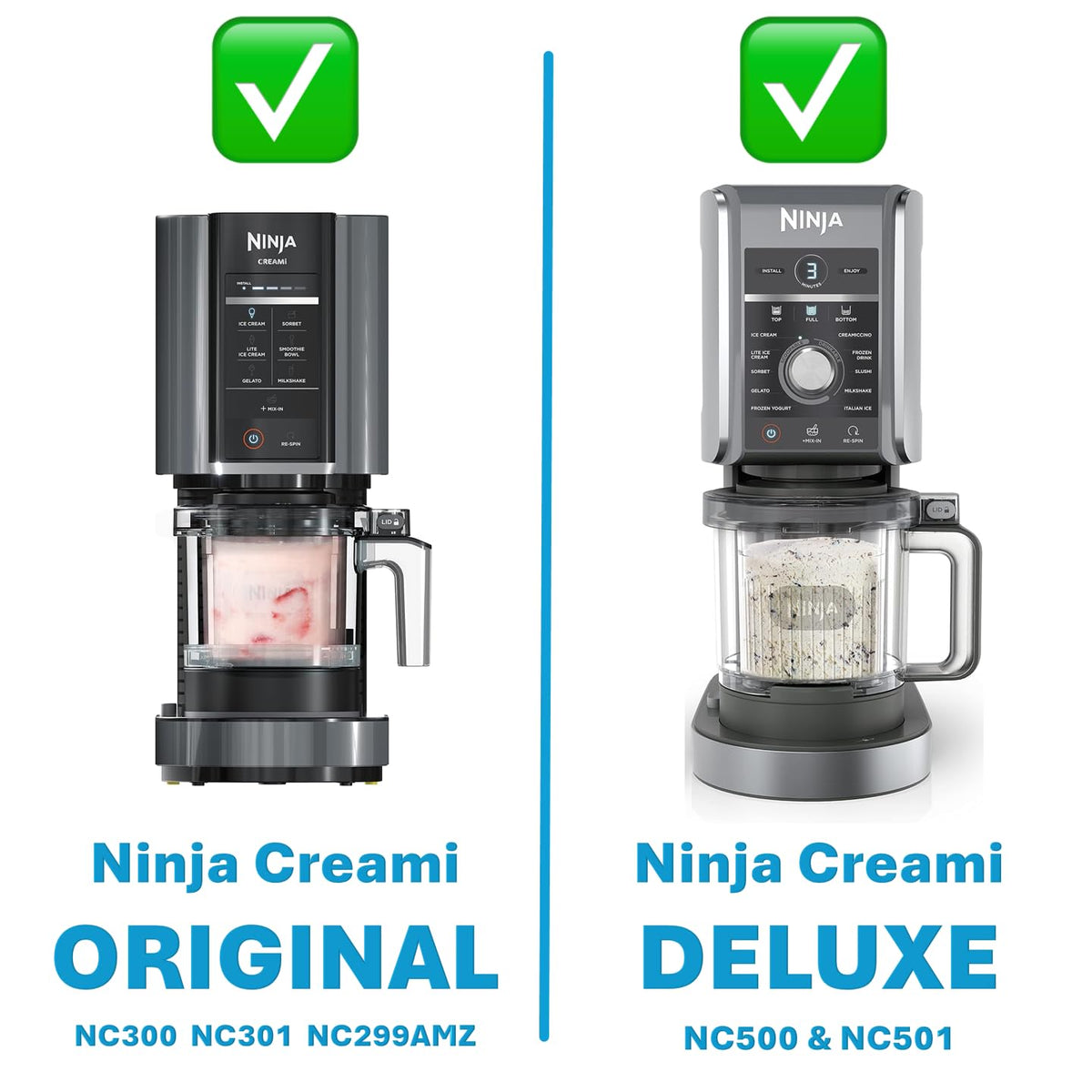 MACROMAGIX universal compatibility for Ninja Creami NC301 NC501 NC500 series.