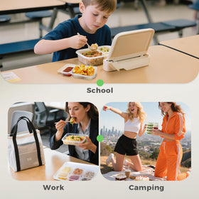 MACTANO compact snack packs fitting easily into bags for travel.