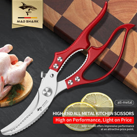 MAD SHARK detachable blades for easy cleaning and maintenance