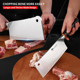 MAD SHARK full-tang design ensures durability in busy kitchens.