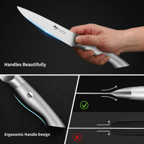 MAD SHARK paring knife dishwasher-safe design for easy cleanup.