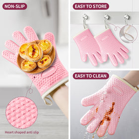 MAD SHARK cotton-lined silicone gloves provide insulated, cool hands.