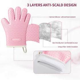 MAD SHARK silicone mitts are easy to clean and quick to dry.