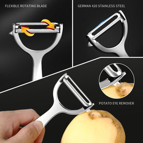 MAD SHARK Y-shaped design offers stable peeling.