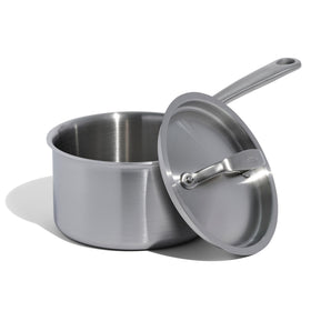 Made In 2 Qt saucepan with lid for precise sauces and simmering