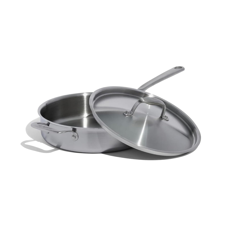 Made In 3.5 quart saute pan with even heat for searing