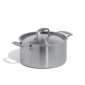 Made In Cookware 6-quart stock pot lid for tight seal and even heat retention.