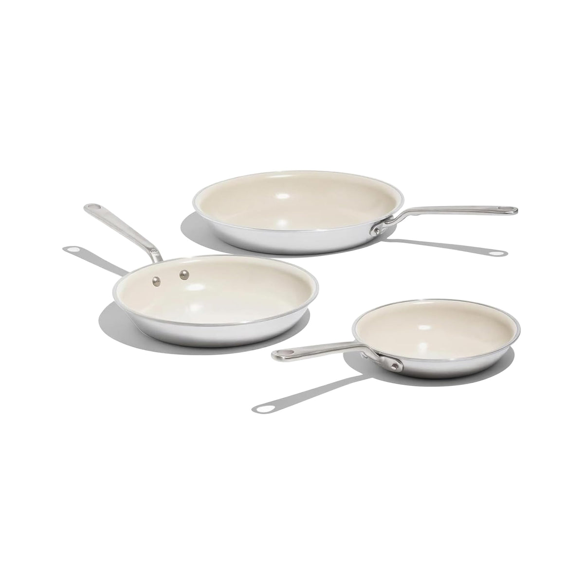 Made In 8-inch ceramic nonstick pan with easy release for eggs and sautéing.