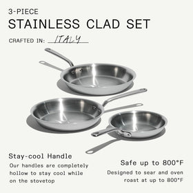 Made In induction-compatible cookware suitable for modern stoves